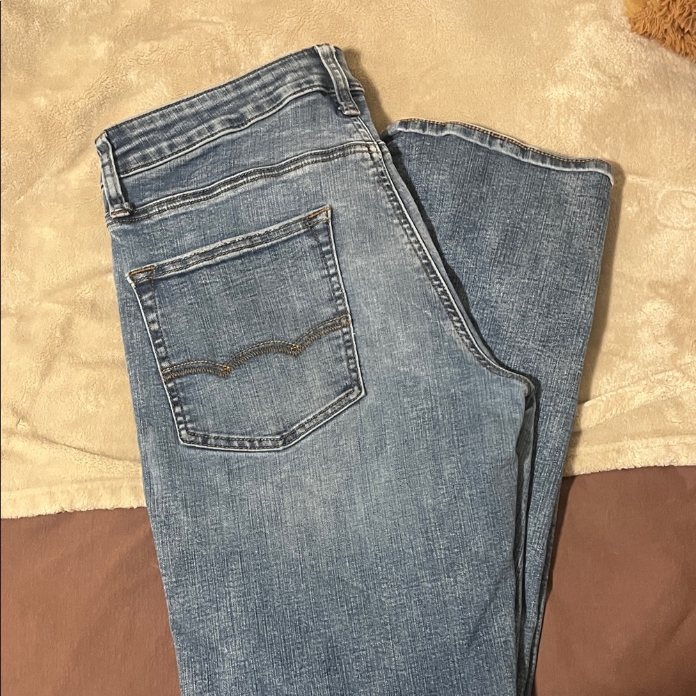 American Eagle Outfitters Light Blue Straight Jeans